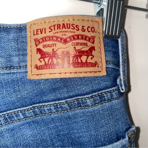 Levi's 711 Size 25 Skinny Jean Light Wash - Picture 8 of 10